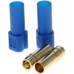 Heyiarbeit 2 Pairs XT150 Connector Adapter Female Plug 6mm Large Current Motor Gold Bullet Connector for RC Lipo Battery ESC Motor