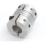 3Pcs 6.35x8mm Flexible Couplers CNC Motor Jaw Shaft 6.35mm To 8mm Aluminum Flexible Couplings Stepper Motor Connector D25L30 Fo CNC Router Milling Engraving Machine