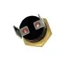 Fielect KSD301 Thermostat Temperature Control Switch,Adjust Snap Disc Temperature Switch 100°C Copper M4 Normally Closed 1 Pcs
