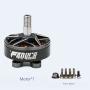 T-motor F40 PRO IV F40PRO IV RED KV2400 Brushless Motor for FPV Racing Drone FPV Freestyle Frame