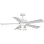 Midvale Collection 5-Blade White 56-Inch AC Motor Coastal Ceiling Fan