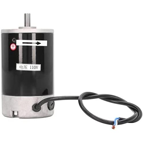 Mini Electric Motor 550W 6000RPM Large Torsion Low Noise Stable Drive Iron Lathe Machine Motor for CJ18A(#1)