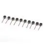 ZYAMY 10 PCS DC 3V 12000RPM Micro Flat Vibration Motor Two Wired Mini Flat Pager Electronic for Mobile Phone Coin Cell Adhesive Vibration Flat Motors 10mm x 2.7mm