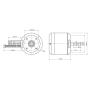 Offroad Electric Skateboards Flipsky Motor BLDC Brushless Outrunner Motor 7070 110kv 10mm Round Shaft Sensored for Electric Skateboard,Longboard,Escooter,Ebike Esk8 DIY