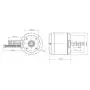 Offroad Electric Skateboards Flipsky Motor BLDC Brushless Outrunner Motor 7070 110kv 10mm Round Shaft Sensored for Electric Skateboard,Longboard,Escooter,Ebike Esk8 DIY