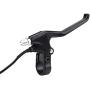 Drfeify 1 Pair Bike Bicycle Braker, Bike Handle 2 Wire Brake Lever Left & Right Brake Lever Set Accessory for Mountain Bicycle, Electric Bike Accessory