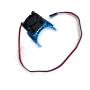 DEVMO Alloy Heat Sink Heatsink with 5V Cooling Fan for 1/10 Car 540 550 3650 Size Brushless Engine Motor Remote Control Car Truck Buggy Crawler Blue