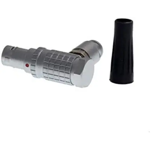 HangTon FHG.0B 7 Pin Right Angle Connector, Circular Push-Pull Male Cable Plug for Tilta Nucleus M Motor Power Data