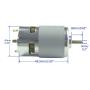 CONQUERALL 775 DC Motor DC 12V 6000 RPM / 24V 12000RPM Large Torque High Power Motor with Drill Chuck and Bracket