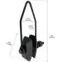 Everainbow-Boat Motor Flusher-Outboard Motor Muffs-Thicker Rod For Stronger Clamping Force-Engine Ear Muff Motor flushers-Easy To Connect-Pack of 1