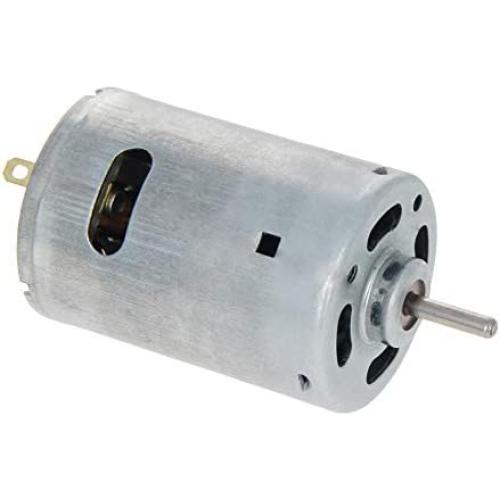 Fielect DC Motor 12V 10000RPM Micro Motor Mini Motor Electric Motor Round Shaft for RC Boat DIY Airplane Toys Model DIY Hobby, 1 Pcs