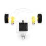 2 Wheel Smart Robot car Chassis kit and Dupont Wire Connector kit