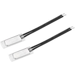 uxcell KSD9700 Thermostat, 70℃ Normally Close Temperature Switch Thermal Switch, N.C 10A Metal Temperature Controller 2pcs