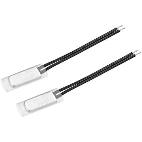 uxcell KSD9700 Thermostat, 70℃ Normally Close Temperature Switch Thermal Switch, N.C 10A Metal Temperature Controller 2pcs