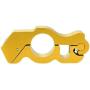 Modengzhe Mototcycle Handlebar Anti-Theft Lock Aluminum Safety Grip Brake Additional Lock for Motorbikes Scooters ATVs Dirt Bikes (Yellow)