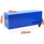 Wnicek 48V 15Ah E-Bike Lithium Battery Pack 15000mAh Lithium-ion Battery for 200W 250W 350W 500W 750W 800W 1000W Motor with Charger Fit for Electric Tricycle Golf Cart Mopeds