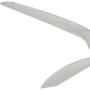 Minka-Aire F831L-SL Tear 60 Inch Ceiling Fan with Integrated LED Light and DC Motor in Silver Finish