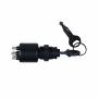 175974 Boat Key Switch Ignition and Safety Lanyard Assembly Replacement for OMC Johnson Evinrude Motor 40-200HP Outboard Motor Replace 5005801 357868