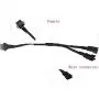 Kingshowstar 2PCS Flexible LED Strip Light and 2 PCS 1 Female to 2 Male Splitter for Motorcycle LED Light Kit