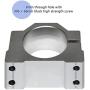 GREESUNY 52mm Aluminum Spindle Clamp Motor Mounting Bracket with 4PCS M6 Screws for CNC Router Engraving Machine
