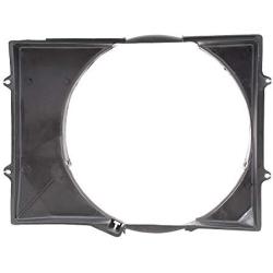 Brock Replacement Upper Radiator Cooling Fan Shroud Compatible with Pickup Truck 4 Cylinder 16711-35020 TO3110101
