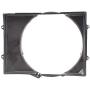 Brock Replacement Upper Radiator Cooling Fan Shroud Compatible with Pickup Truck 4 Cylinder 16711-35020 TO3110101