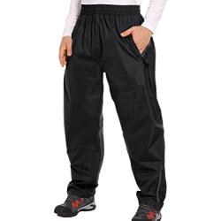 Rain Pants Men, Waterproof Pants Mens Fishing Pants, Work Rain Gear Pants for Men Motorcycle Hiking Outdoor Windproof Golf