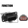 HiSport WPT688 WPT 688 HVAC Blower Motor Resistor Connector Wire Harness Pigtail S1763 Compatible with Ford F-150 2009-2014