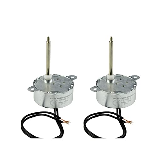 2 Pcs TYC-40 Moteur Synchrone AC 12V 5RPM Axe 46mm pour Lumières LED Décoratives de Sapin de Noël (Rotation Horaire/Anti-horaire) 2 Pcs TYC-40 Moteur Synchrone AC 12V 5RPM Axe 46mm pour Lumières LED Décoratives de Sapin de Noël (Rotation Horaire/Anti-horaire)
