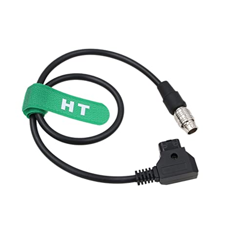 HangTon Hirose 20-Pin Male to P-Tap D-tap Power Cable for Fujinon Cabrio Lens Servo Zoom Motor 19-90mm 50cm