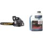 Poulan Pro PR4218, 18 in. 42cc 2-Cycle Gas Chainsaw, Case Included & Briggs & Stratton 2-Cycle Easy Mix Motor Oil - 16 Oz. 100036