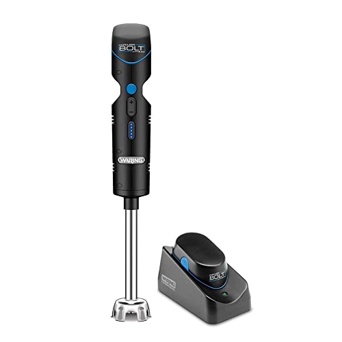 Waring Commercial Bolt Cordless Rechargable Immersion Hand Held Blender, 7