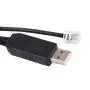USB DB9 RS232 to RJ11 RJ12 Serial Cable for Leadshine Servo Stepper Motor DM432C DM442 DM556 6FT (USB to RJ12 - with FTDI Chip)