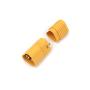 T Tulead Bullet Connector Plug 3 Pins Non-Slip Motor Connector Plug Controller Battery Plug 500V 30A 2 Pairs (Female+Male)