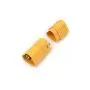 T Tulead Bullet Connector Plug 3 Pins Non-Slip Motor Connector Plug Controller Battery Plug 500V 30A 2 Pairs (Female+Male)
