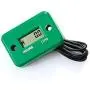 Nine-Rong Digital LCD Inductive Hour Meter Hourmeter Waterproof for Marine Boat SnowBlower Inverter Generator Motorcycle ATV Lawn Mower and Small Gas Engine(Black)
