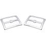 For Honda Goldwing GL1800 2001-2017 Goldwing 1800 Gold Wing GL 1800 Motorcycle Rear Speaker Grilles Accents Chrome