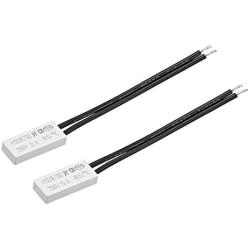 uxcell KSD9700 Thermostat, 65℃ Normally Open Temperature Switch, N.O 5A Thermal Switch Temperature Controller 2pcs
