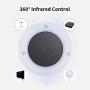 Aqara Smart Curtain Motor E1 (Rod Version) Plus Aqara Smart Hub M2 (2.4 GHz Wi-Fi Required), Electric Curtain Driver for Home Automation, Support HomeKit, Alexa, Google Assistant and IFTTT