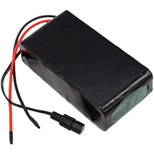 Wnicek 24V Lithium Battery Pack 6Ah 7S 2P Waterproof Lithium Battery Fit for Power Tools Electric Wheelchair Electric Toys 350W Motor with BMS + Charger