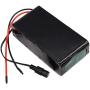 Wnicek 24V Lithium Battery Pack 6Ah 7S 2P Waterproof Lithium Battery Fit for Power Tools Electric Wheelchair Electric Toys 350W Motor with BMS + Charger