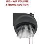 GOOSH DC BRUSHLESS Fan Blower with Lights for Inflatable Decorations Replacement 12V/0.8A Model 9733 (9733-0.8A-Light)