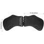 2pcs Universal Motorcycle PU Heat Deflector Engine Heating Insulation Cushion Saddle Guard Leather Side Saddle Heat Shield Deflector