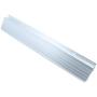 NUZAMAS Set of 2 Aluminium Solar Panel Side Brackets, Spoilers for Fitting Solar Panels to Motorhomes, Caravans, House Roofs, RV Camper, Van, Travel, Trailer, Boat, Silver