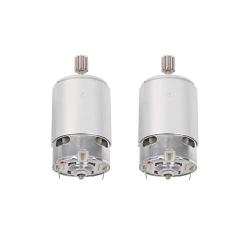 2 Pcs 550 24V 40000RPM Electric Motor for Kids Ride On Car, RS550 24 Volt Motor Gearbox Accessories for Children Ride On Toys Replacement Parts