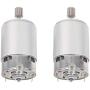 SHENGLE 2 Pcs 550 20000RPM Electric Motor High Speed RS550 6V Motor Gearbox Accessories for Power Wheels Children Ride On Car Replacement Parts