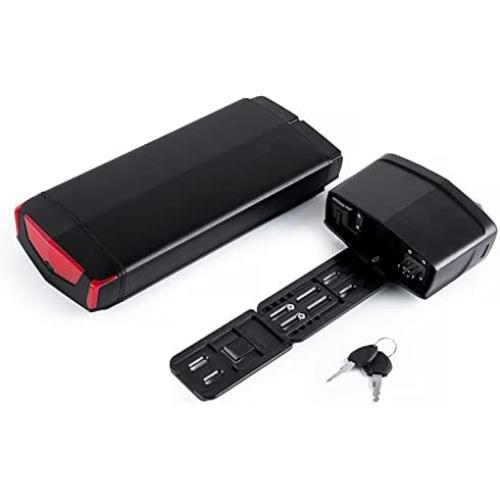 36V 12.5Ah E-Bike Lithium-Ion Battery, Built-in 30A BMS, Replacement Battery Pack for 250W/350W/500W/750W Motors, with 42V 2A Charger
