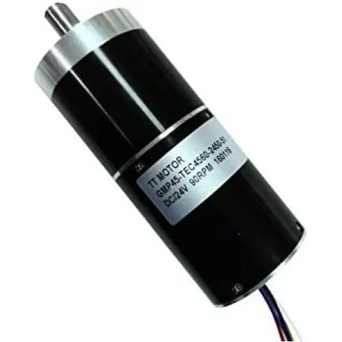 24v Brushless Motor with 45mm Planatary Reduction Gearbox 90rpm