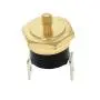 Fielect KSD301 Thermostat Temperature Control Switch,Adjust Snap Disc Temperature Switch 100°C Copper M4 Normally Closed 1 Pcs