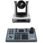 Zowietek PTZ NDI Camera 30X Live Streaming PoE Camera with simultaneous HDMI and 3G-SDI outputs(1pcs) + Zowietek PTZ IP Camera Controller | PTZ Network Keyboard | 4D Joysti